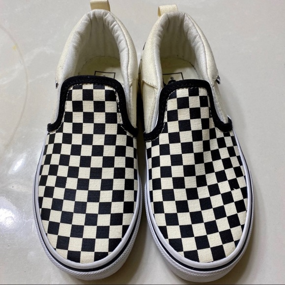 boy checkered vans